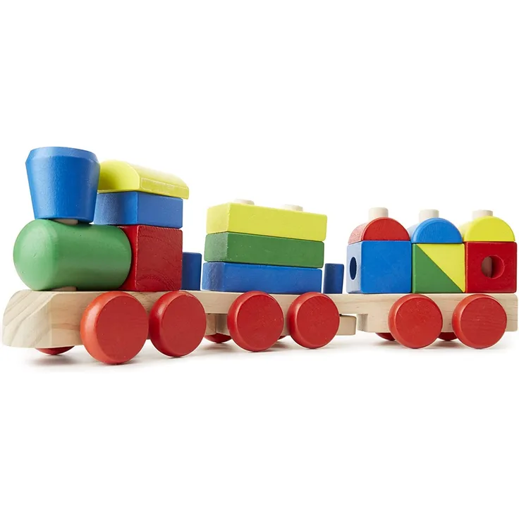 Melissa & Doug 10572 Zugspielset zum Stapeln, mehrfarbig - Preisvergleich