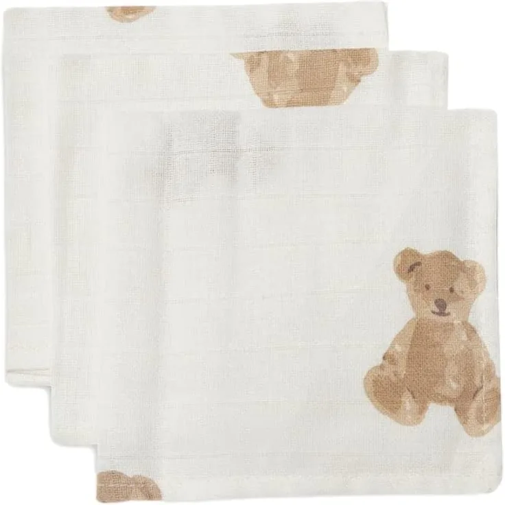 Jollein Teddy Bear Hydrophile Mundtuch 3 Stück