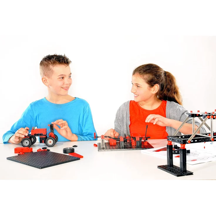fischertechnik Experimentierbaukasten Mechanic + Static 2 - der optimale Technik Baukasten um die Grundlagen der Technik zu entdecken - 30 realtätsnahe Modelle - für Kinder ab 9 Jahren - – Bild 7