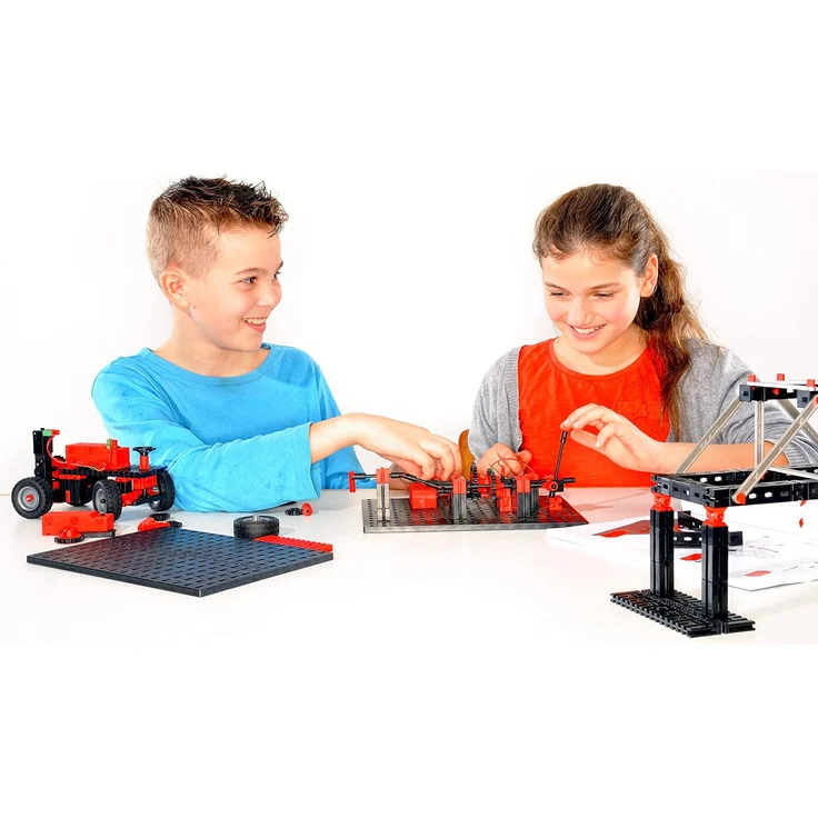 fischertechnik Experimentierbaukasten Mechanic + Static 2 - der optimale Technik Baukasten um die Grundlagen der Technik zu entdecken - 30 realtätsnahe Modelle - für Kinder ab 9 Jahren - – Bild 8