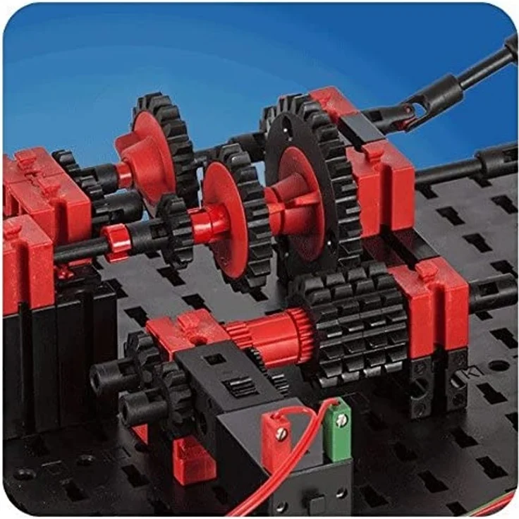 fischertechnik Experimentierbaukasten Mechanic + Static 2 - der optimale Technik Baukasten um die Grundlagen der Technik zu entdecken - 30 realtätsnahe Modelle - für Kinder ab 9 Jahren - – Bild 16