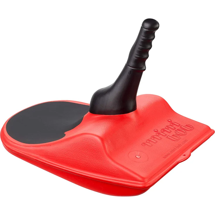 Loeger 'Original mini bob' Schlitten, 53 x 33 x 40 cm, ab 3 Jahren, max. belastbar bis 100 kg, rot - Preisvergleich – Bild 1