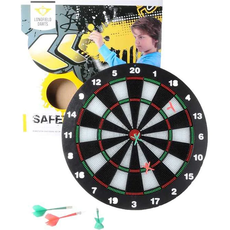 Engelhart - 065020- Safety Dart Set - Kinder Dartscheibe mit Target und Dart Safe - 1 Ziel von Darts Spezialkind mit einem Durchmesser von 40 cm – Bild 3