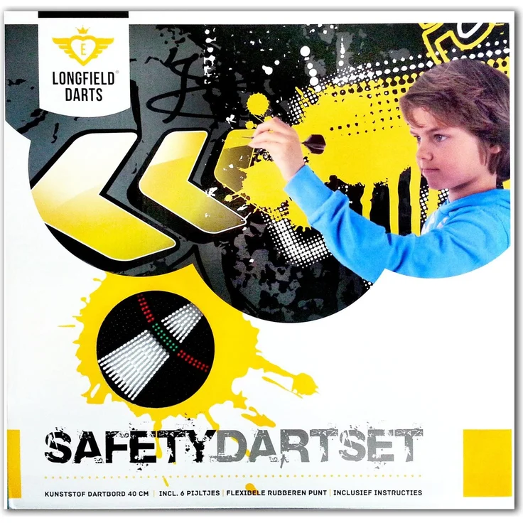 Engelhart - 065020- Safety Dart Set - Kinder Dartscheibe mit Target und Dart Safe - 1 Ziel von Darts Spezialkind mit einem Durchmesser von 40 cm – Bild 4