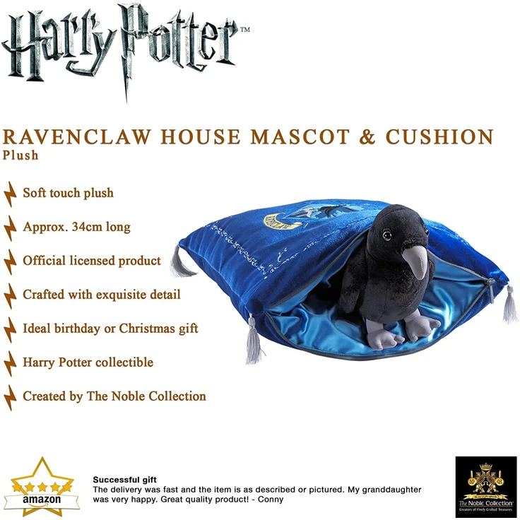 Harry Potter - Ravenclaw Kissen mit Plüschtier – Bild 3