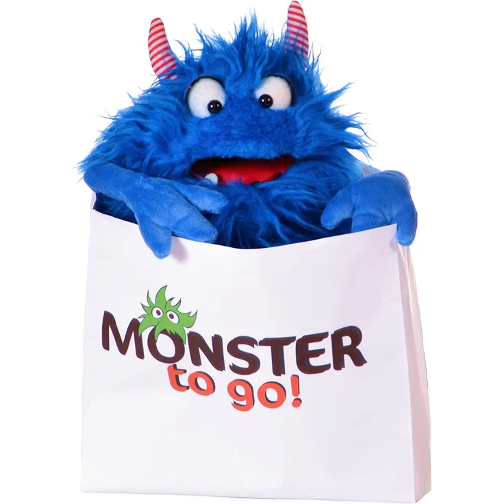 Handpuppe Monster Schmackes, ca. 35 cm – Bild 7