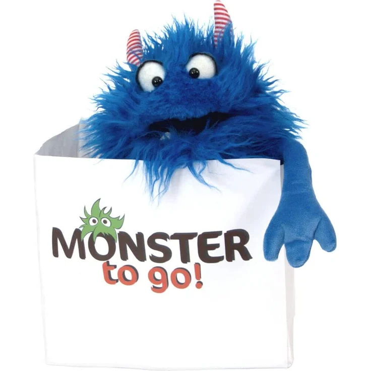 Handpuppe Monster Schmackes, ca. 35 cm – Bild 2