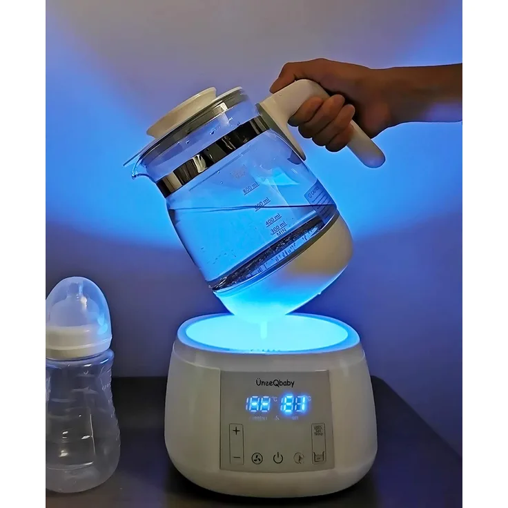 ÜneeQbaby - mit Nachtlicht, Babynahrung Wasserkocher für Milchfutter, EU-Ausgabe