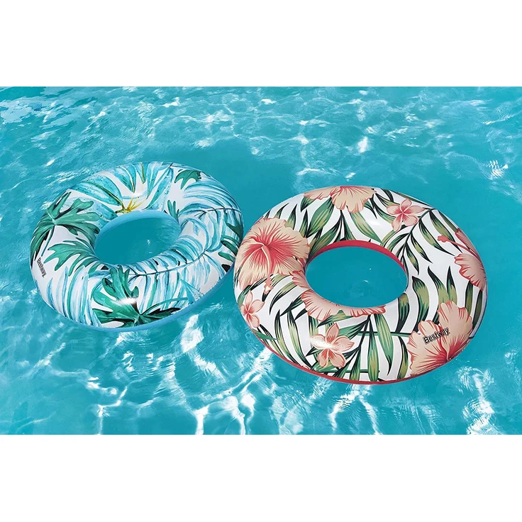 Bestway® Schwimmring, Tropical Palms, 119 cm, sortiert, 1x Stück, zufällige Auswahl – Bild 10