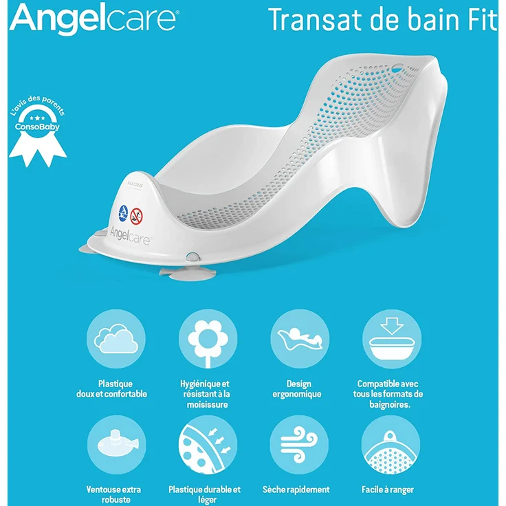 Angelcare Baby-Badeliege, Blau – Bild 3
