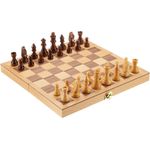 Philos 2708 - Schach, Schachspiel, Schachkassette, Feld 33 mm, Königshöhe 64 mm, Holz - Preisvergleich