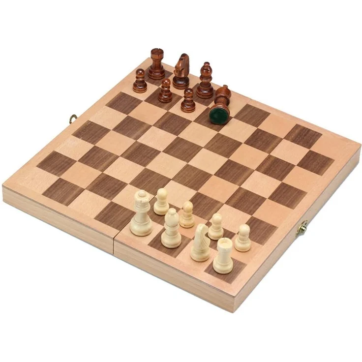 Philos 2708 - Schach, Schachspiel, Schachkassette, Feld 33 mm, Königshöhe 64 mm, Holz - Preisvergleich – Bild 2