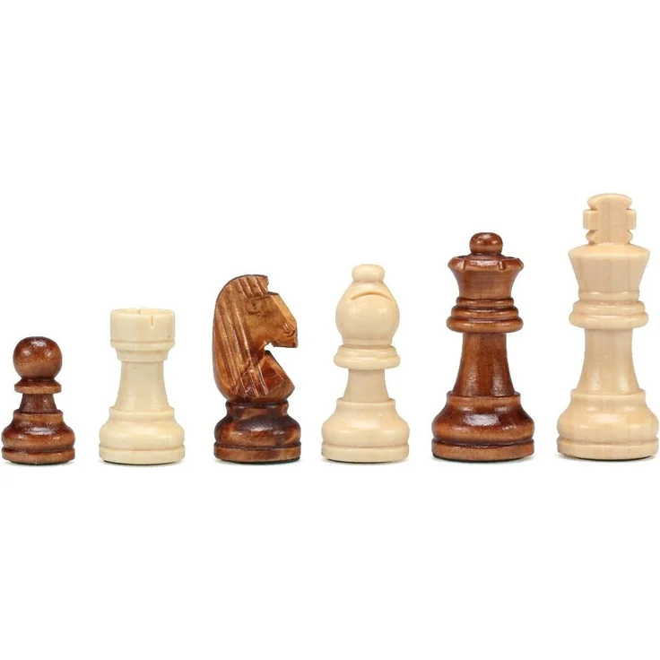 Philos 2708 - Schach, Schachspiel, Schachkassette, Feld 33 mm, Königshöhe 64 mm, Holz - Preisvergleich – Bild 3