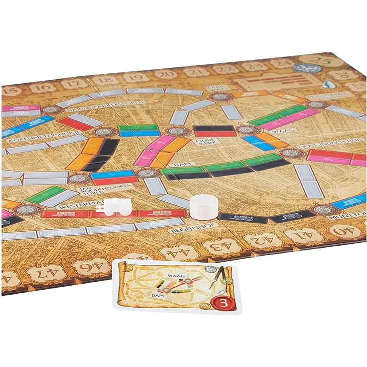 Asmodee Days of Wonder DOWD0021 Zug um Zug: Amsterdam, Familien-Spiel, Deutsch – Bild 3