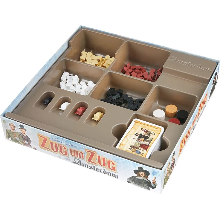Asmodee Days of Wonder DOWD0021 Zug um Zug: Amsterdam, Familien-Spiel, Deutsch – Bild 4