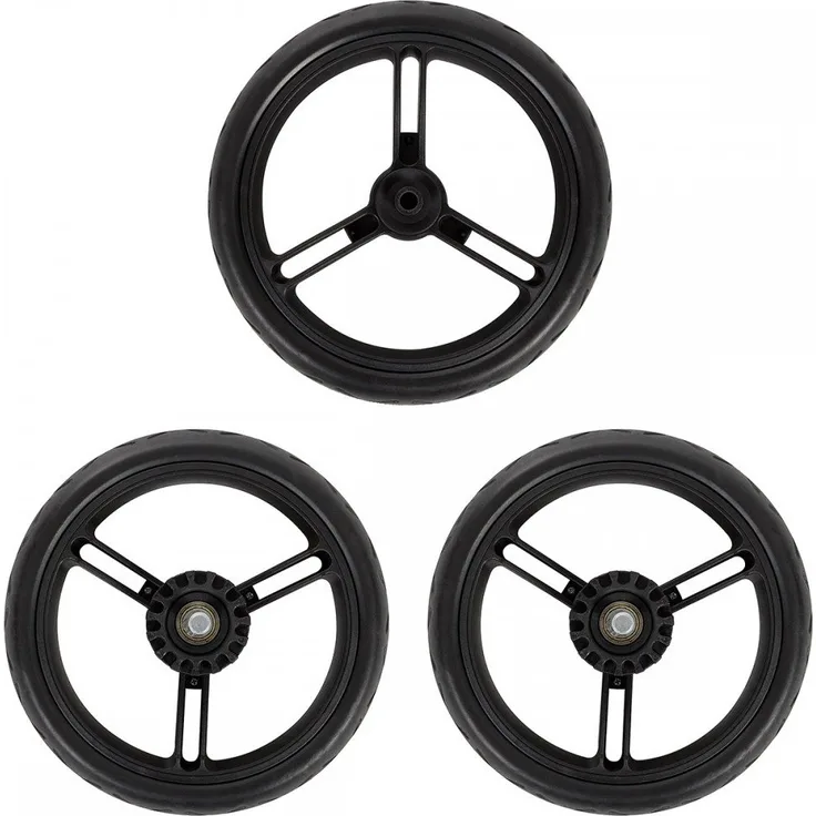 12' uj,terrain,+one left, right, front areotech wheel set
