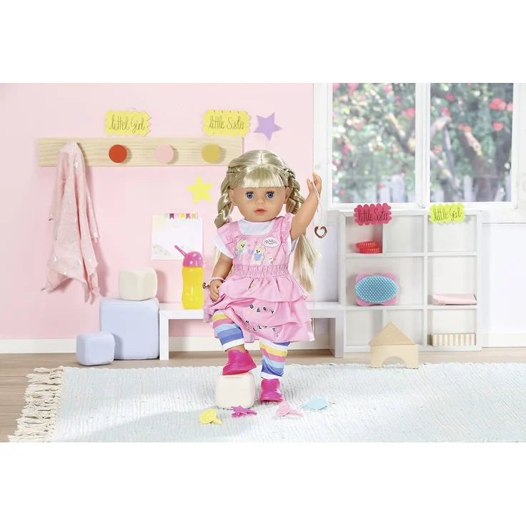 Zapf Creation BABY born 'Kindergarten Little Sister 36 cm', ab 3 Jahren, 7 Funktionen, benötigt keine Batterien – Bild 6