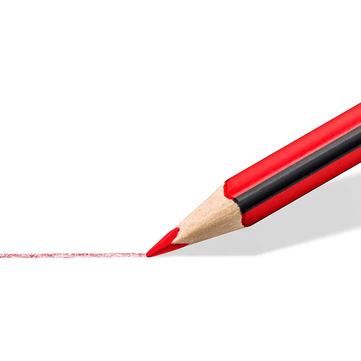 STAEDTLER 187 C12P1 Noris Colour Buntstift (erhöhte Bruchfestigkeit, Dreikantform, attraktives Design, ergonomische Soft-Oberfläche, Wopex Material, Set mit 16 brillanten Stiften im Kartonetui) – Bild 3