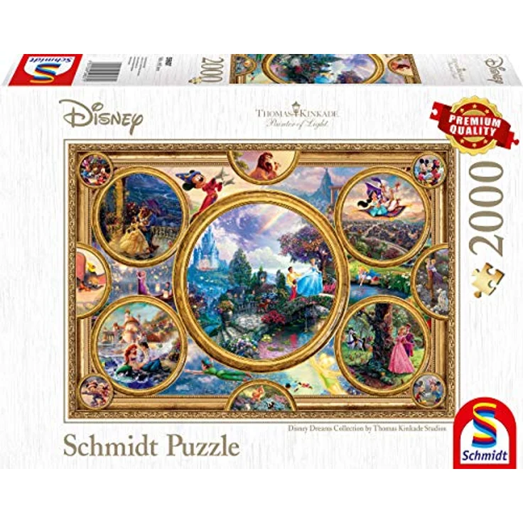 Puzzle Disney Dreams Collection gold 2000 Teile – Bild 1