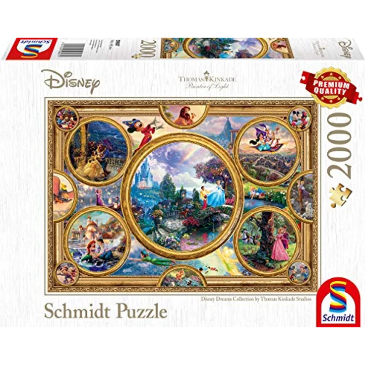 Puzzle Disney Dreams Collection gold 2000 Teile
