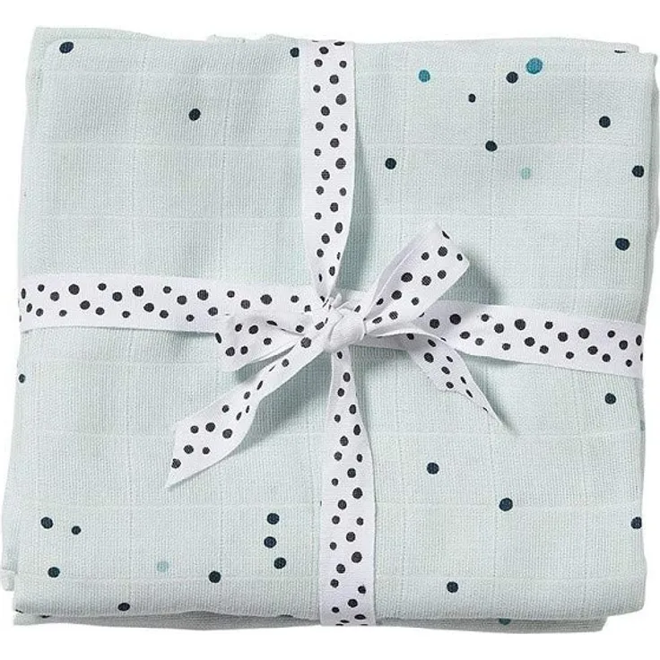 Done by Deer Spucktücher 2er Pack, Dreamy dots Dreamy dots blue