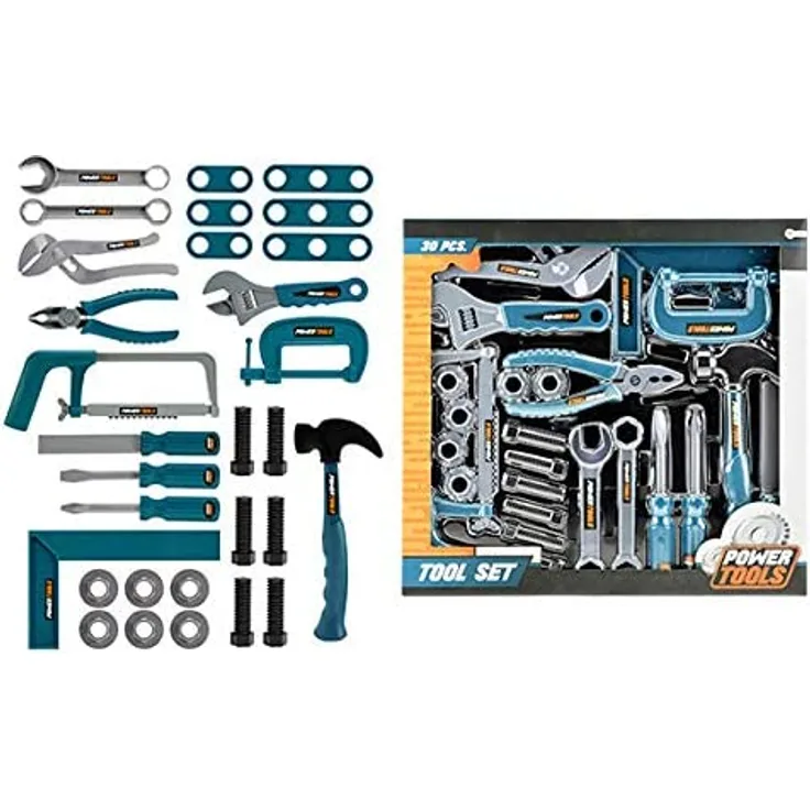 TOITOYS POWER TOOLS Werkzeugset 30-teilig