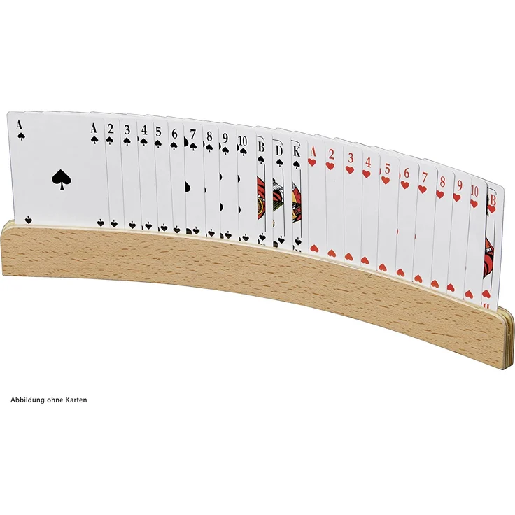 Philos 6693 - Spielkartenhalter, aus Holz – Bild 1