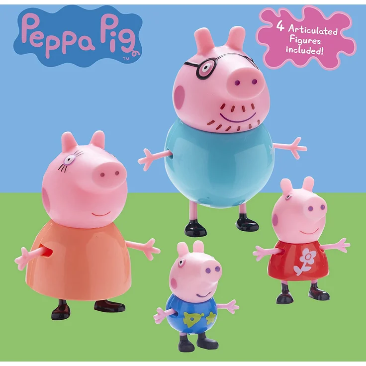 Peppa Set of Figures 4 Pack, 06666, Multicolour - Preisvergleich – Bild 2
