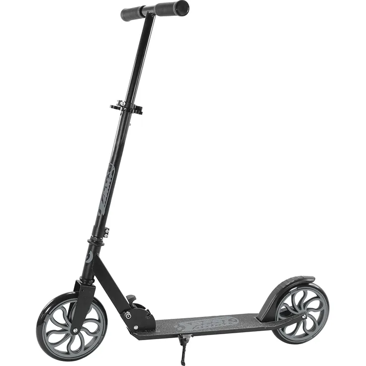 Best Sporting Scooter 200er Rolle klappbarer Alu Kinderroller mit Ständer schwarz/anthrazit