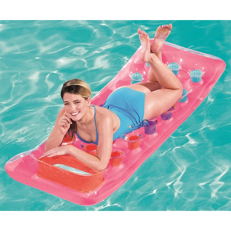 Bestway 43040 - Luftmatratze 188x71cm 'Fashion' (EU-Version) - 1x Luftmatratze, zufällige Farbauswahl – Bild 18