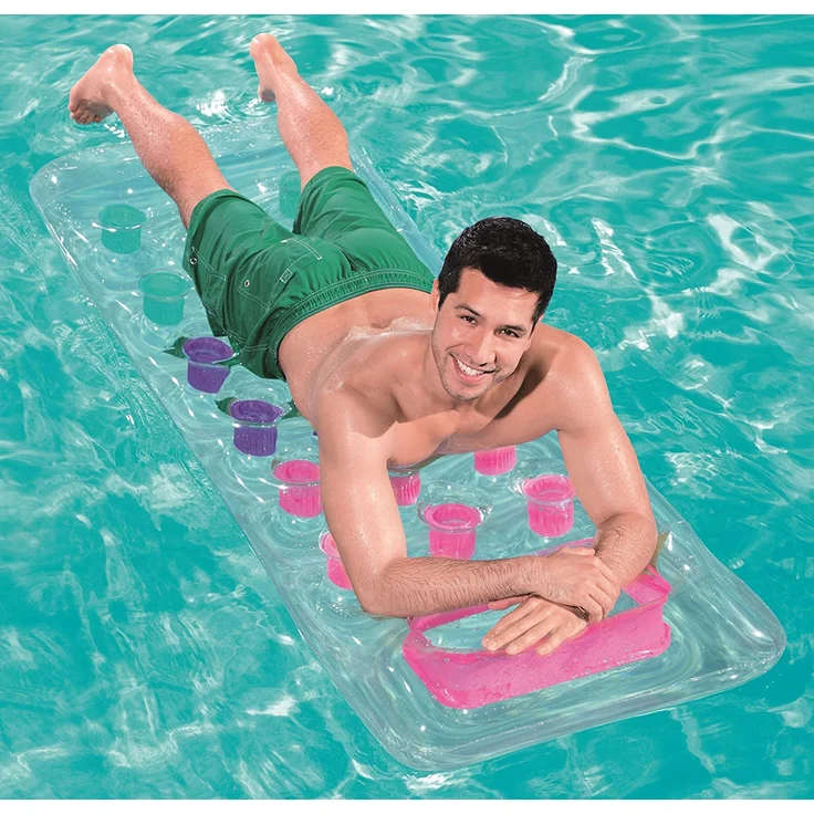 Bestway 43040 - Luftmatratze 188x71cm 'Fashion' (EU-Version) - 1x Luftmatratze, zufällige Farbauswahl – Bild 22