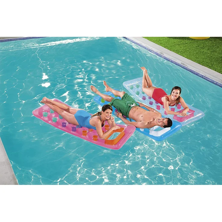 Bestway 43040 - Luftmatratze 188x71cm 'Fashion' (EU-Version) - 1x Luftmatratze, zufällige Farbauswahl – Bild 3