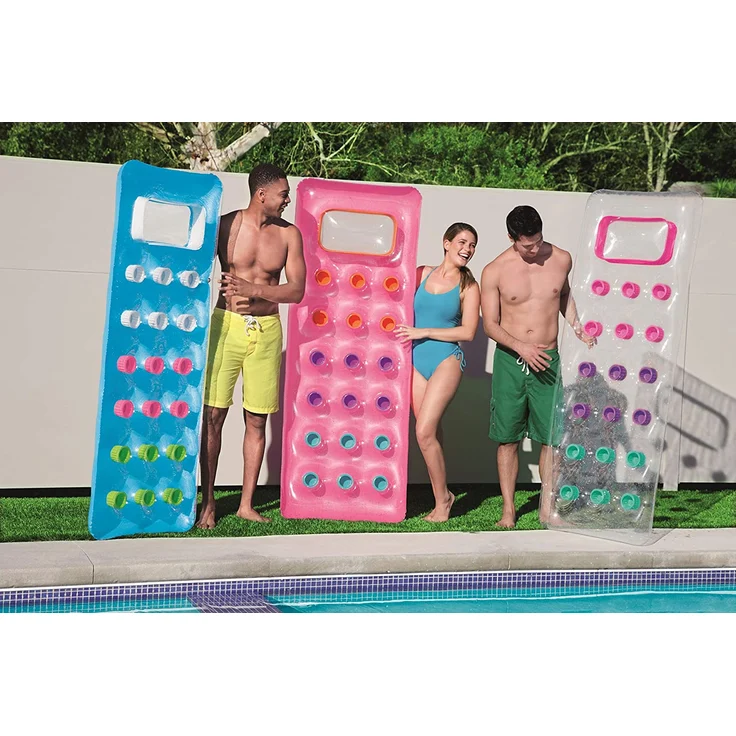 Bestway 43040 - Luftmatratze 188x71cm 'Fashion' (EU-Version) - 1x Luftmatratze, zufällige Farbauswahl – Bild 4