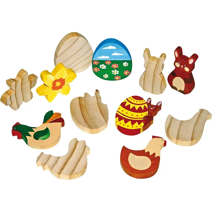 Eduplay Holzfiguren Ostern 12er Set