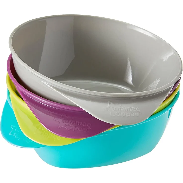 Tommee Tippee BOWL WITH TRIANGLE BASE 4 PCS. + pacifier + bottle + inserts (TT0262) – Bild 1