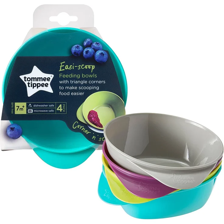 Tommee Tippee BOWL WITH TRIANGLE BASE 4 PCS. + pacifier + bottle + inserts (TT0262) – Bild 3