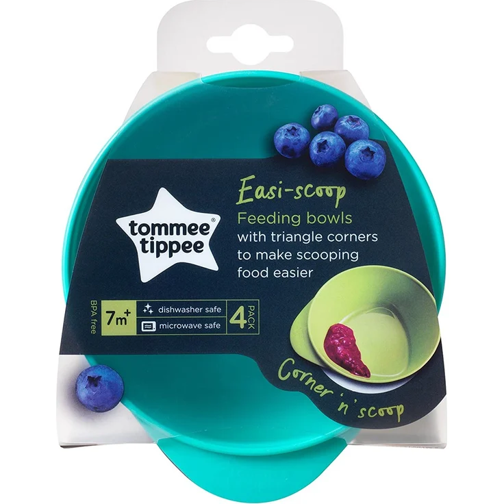 Tommee Tippee BOWL WITH TRIANGLE BASE 4 PCS. + pacifier + bottle + inserts (TT0262) – Bild 2