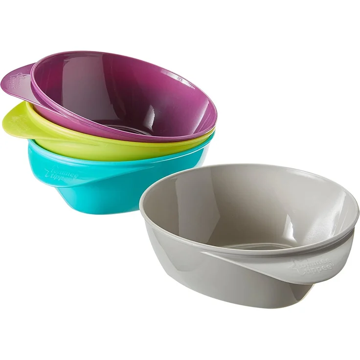Tommee Tippee BOWL WITH TRIANGLE BASE 4 PCS. + pacifier + bottle + inserts (TT0262) – Bild 4