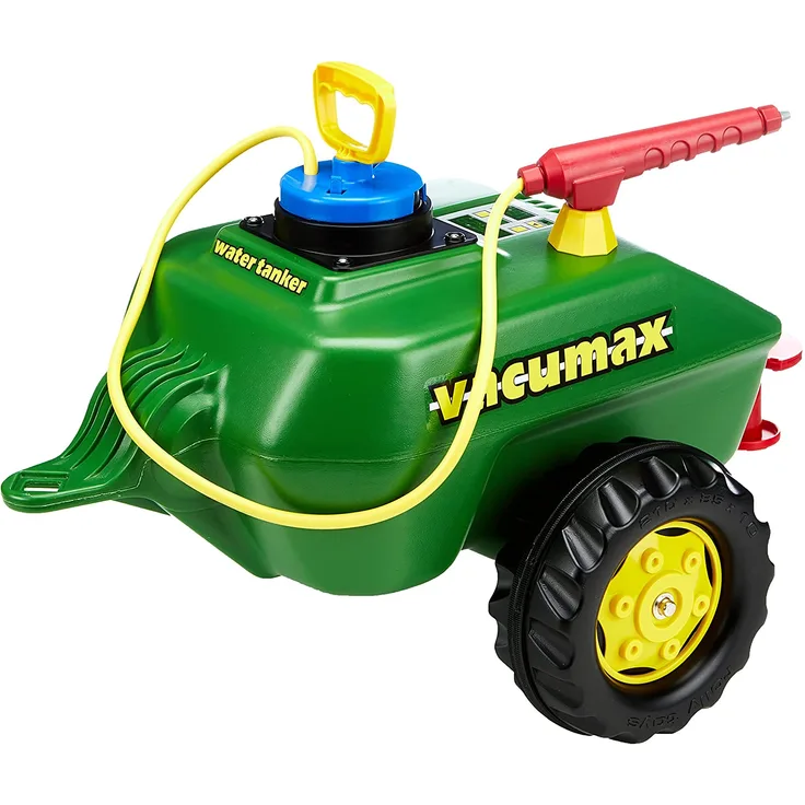 Rolly Toys 122868 - rollyVacumax (für Kinder von 3 bis 10 Jahren, Fassanhänger, Pumpe mit Spritze, Befüllung max. 15 Liter)
