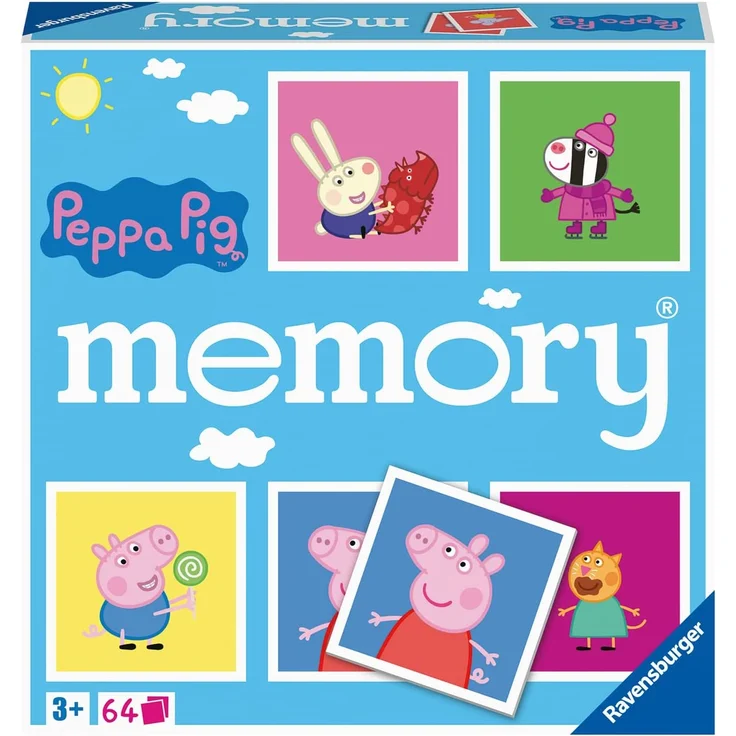 Ravensburger - 20886 - Peppa Pig memory®, der Spieleklassiker für alle Fans der TV-Serie Peppa Pig, Merkspiel für 2-8 Spieler ab 3 Jahren - Preisvergleich – Bild 2