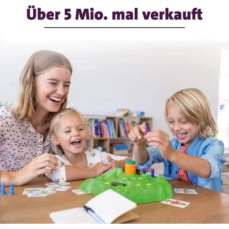 Ravensburger 21556 - Lotti Karotti, Brettspiel für Kinder ab 4 Jahren, Familienspiel für Kinder und Erwachsene, Kinderspiel-Klassiker für 2-4 Spieler – Bild 3