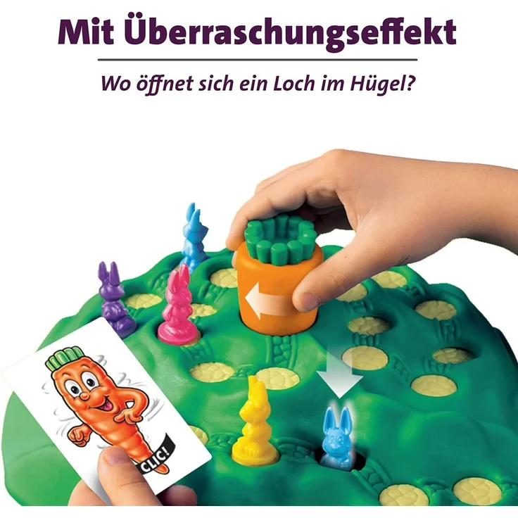 Ravensburger 21556 - Lotti Karotti, Brettspiel für Kinder ab 4 Jahren, Familienspiel für Kinder und Erwachsene, Kinderspiel-Klassiker für 2-4 Spieler – Bild 4