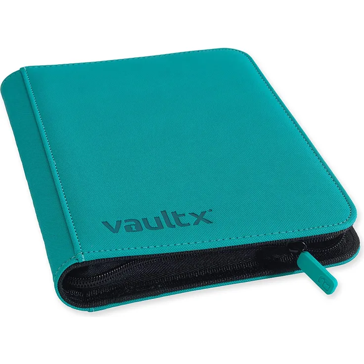 Vault X Premium eXo-Tec Zip Heftmappe - 4 Fächer Sammelkarten Trading Cards Mappe - 160 Fächer mit Seitenöffnung für Spielkarten zum sammeln und tauschen