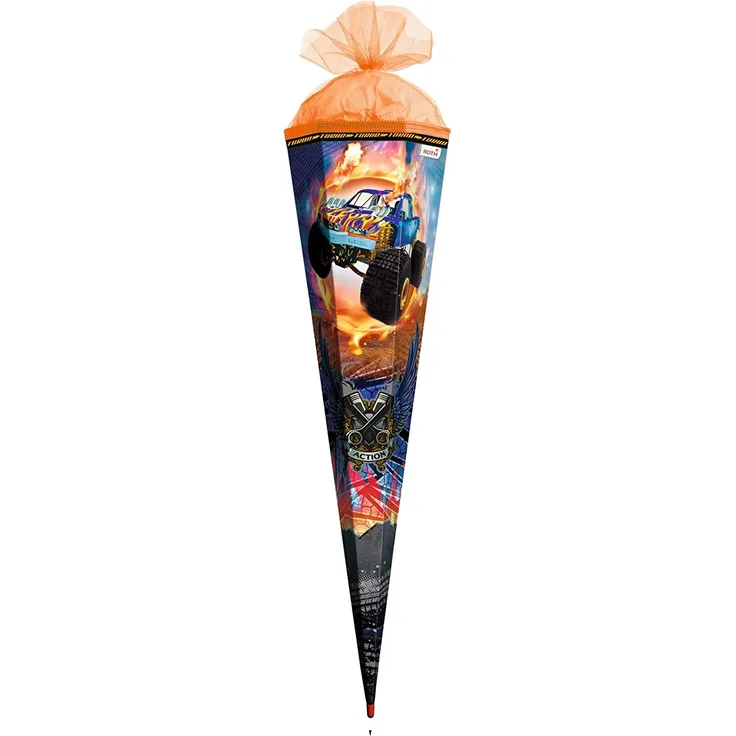 Roth Schultüte 85cm Monstertruck Fire Spezialborte
