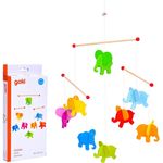 Mobile Elefanten: 40 x 45 cm, Holz, per Stück