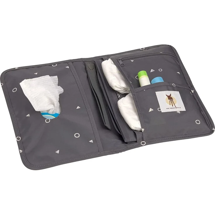 Lässig Windeltasche - Changing Pouch, Universe Anthracite – Bild 4