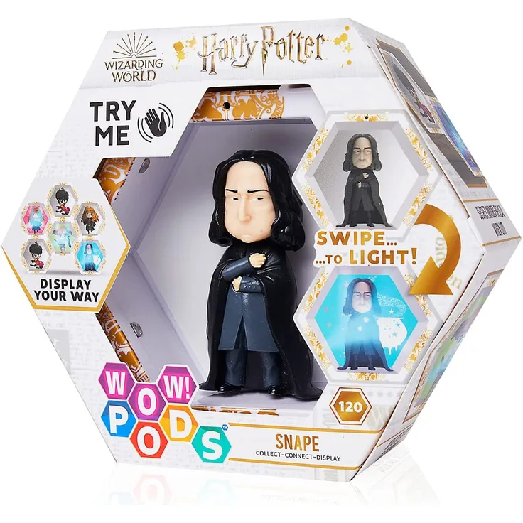 Wow! Pods - Harry Potter Wizarding World Harry Potter Figuren | Leuchtende Professor Snape Wackelfigur | Offizielle Harry Potter Fanartikel Harry Potter Geschenke Harry Potter Spielzeug Sammelfiguren