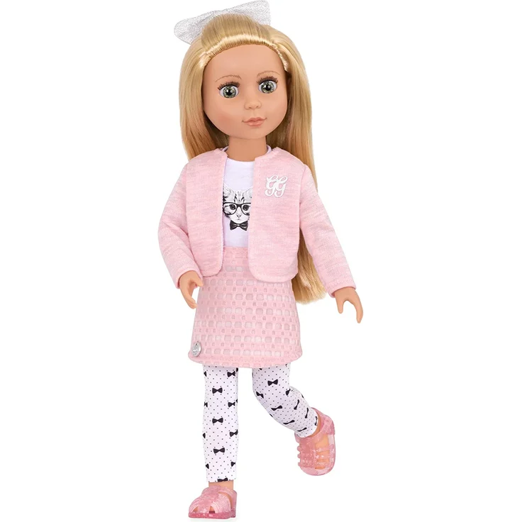 Glitter Girls Puppe Fifer – Bewegliche 36cm Puppe mit Kleidung, Zubehör und langen Haaren zum frisieren - Spielzeug ab 3 Jahren (8 Teile) – Bild 1