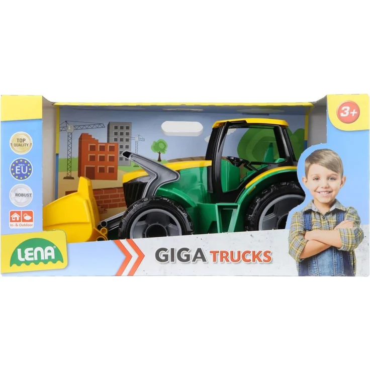 traktor mit Frontlader Jungen 62 x 22 cm grün/gelb – Bild 2