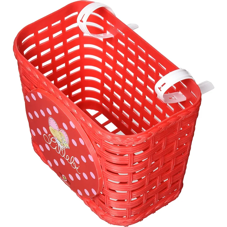 Lenkerkorb Lillebi Kunststoff, Motiv rot, B180xH140xT100mm – Bild 2